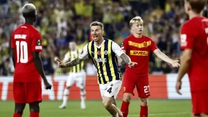 Fenerbahçe, UEFA Avrupa Konferans Ligi H Grubu ilk maçında evinde Danimarka temsilcisi Nordsjaelland’ı 3-1 mağlup etti.