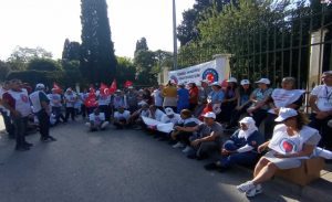 Ege Üniversitesi işçileri eylemlerine tekrar başladı!