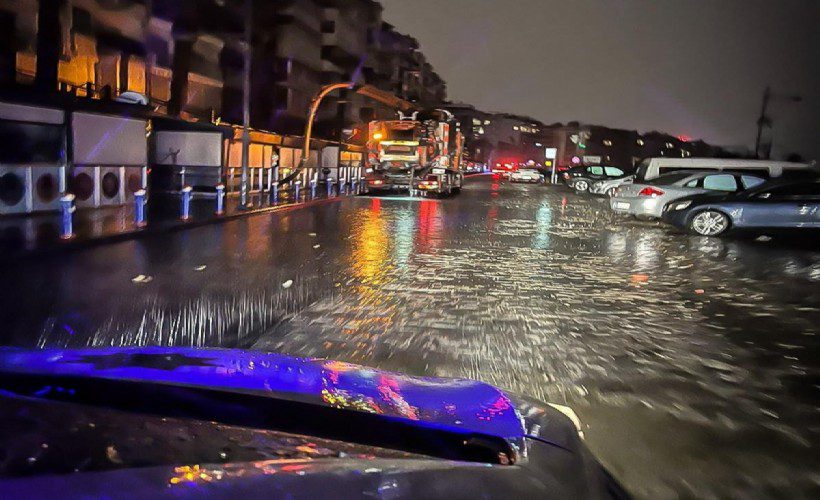 Dün gece saatlerinde etkili