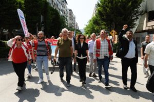 Başkan Ünsal: Emeğin gücüyle geleceği inşa edeceğiz! 