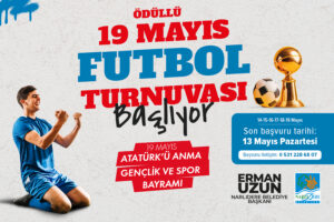 NARLIDERE BELEDİYESİ’NDEN 19 MAYIS’A ÖZEL FUTBOL TURNUVASI