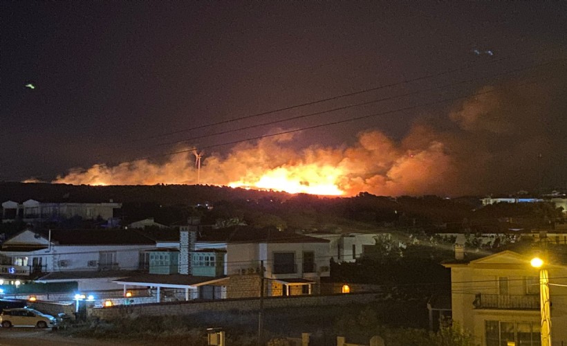 İzmir’in Çeşme ilçesinde, makilik