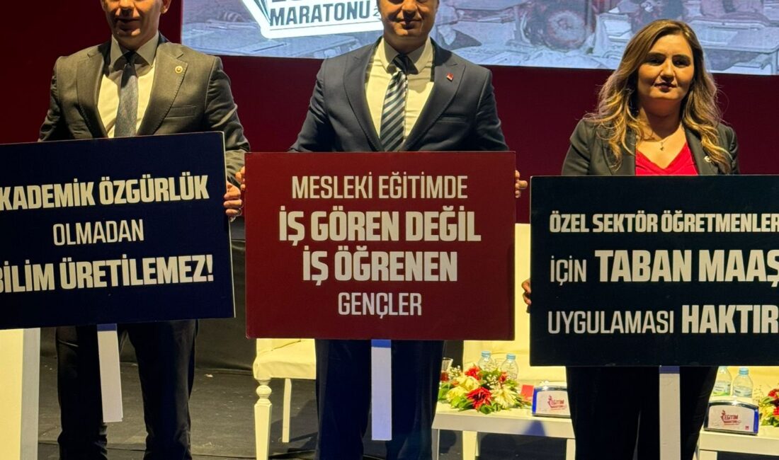 “EĞİTİMİ, AFETLER DEĞİL, AFET