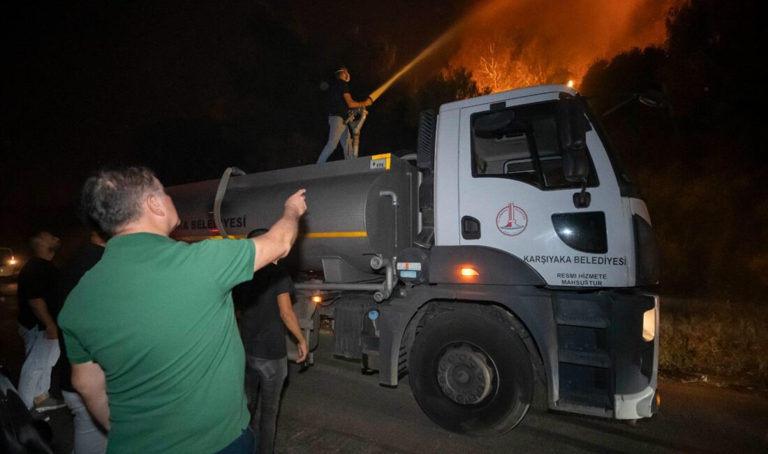 İzmir'de Karşıyaka'nın Yamanlar Dağı'nda