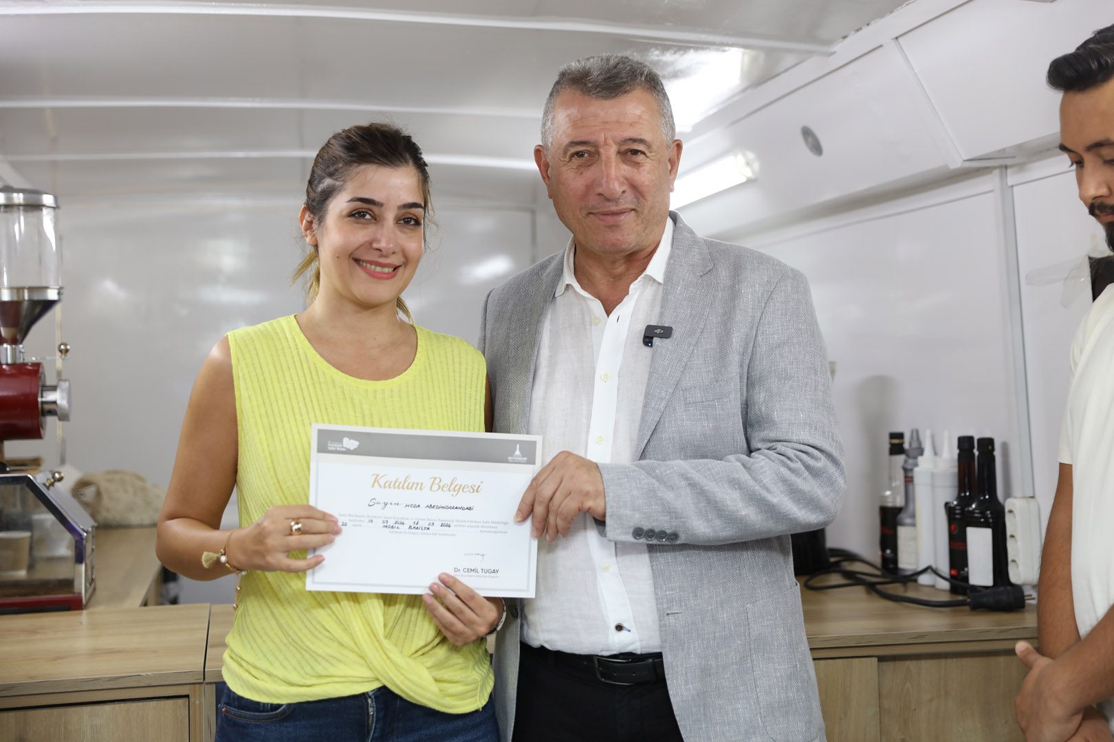 Güzelbahçe’de Barista Kursu Sertifikaları Dağıtıldı