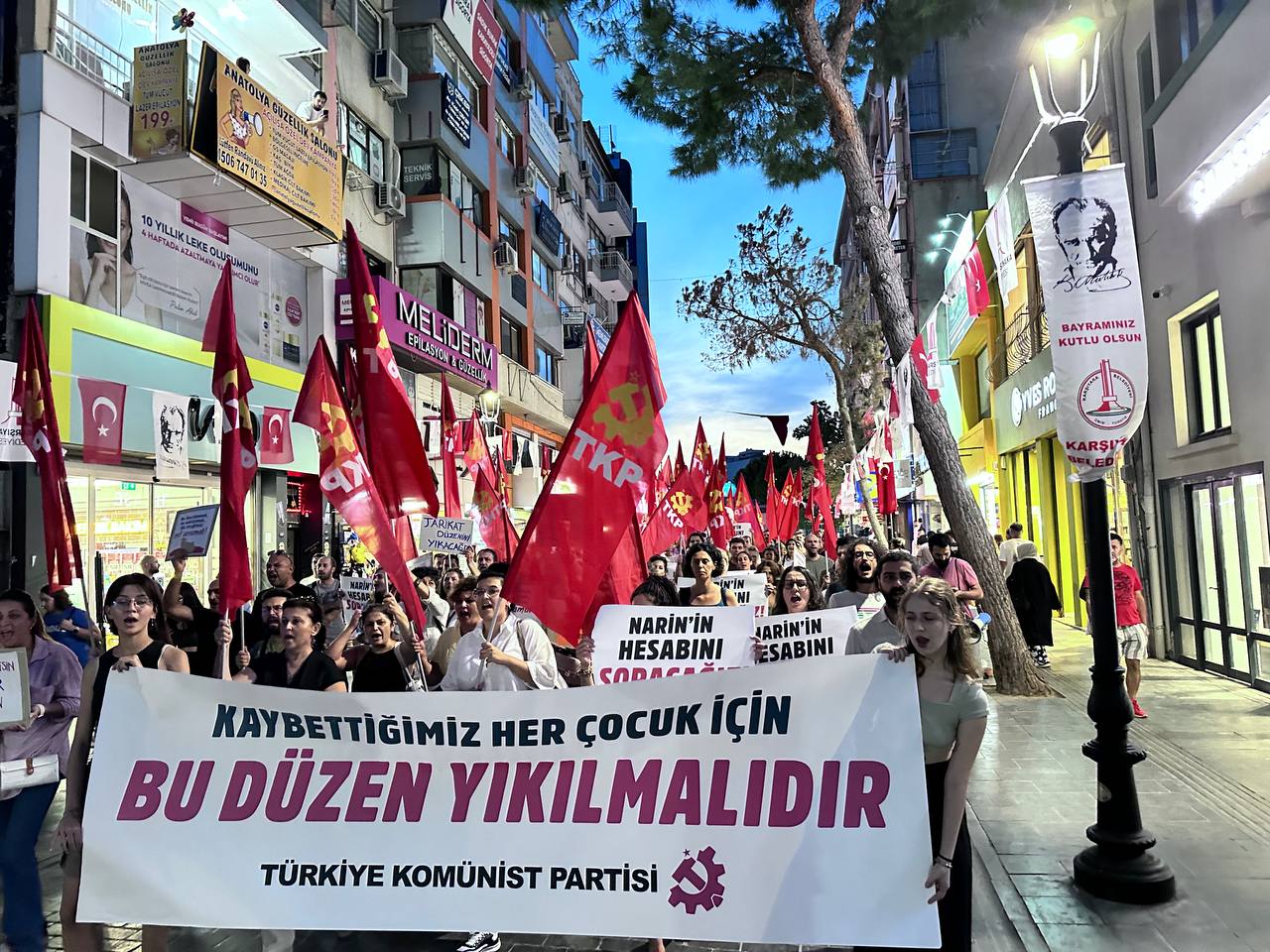 TKP İzmir Narin İçin Ayakta: ‘Narin İçin Bu Düzen Yıkılmalıdır!’