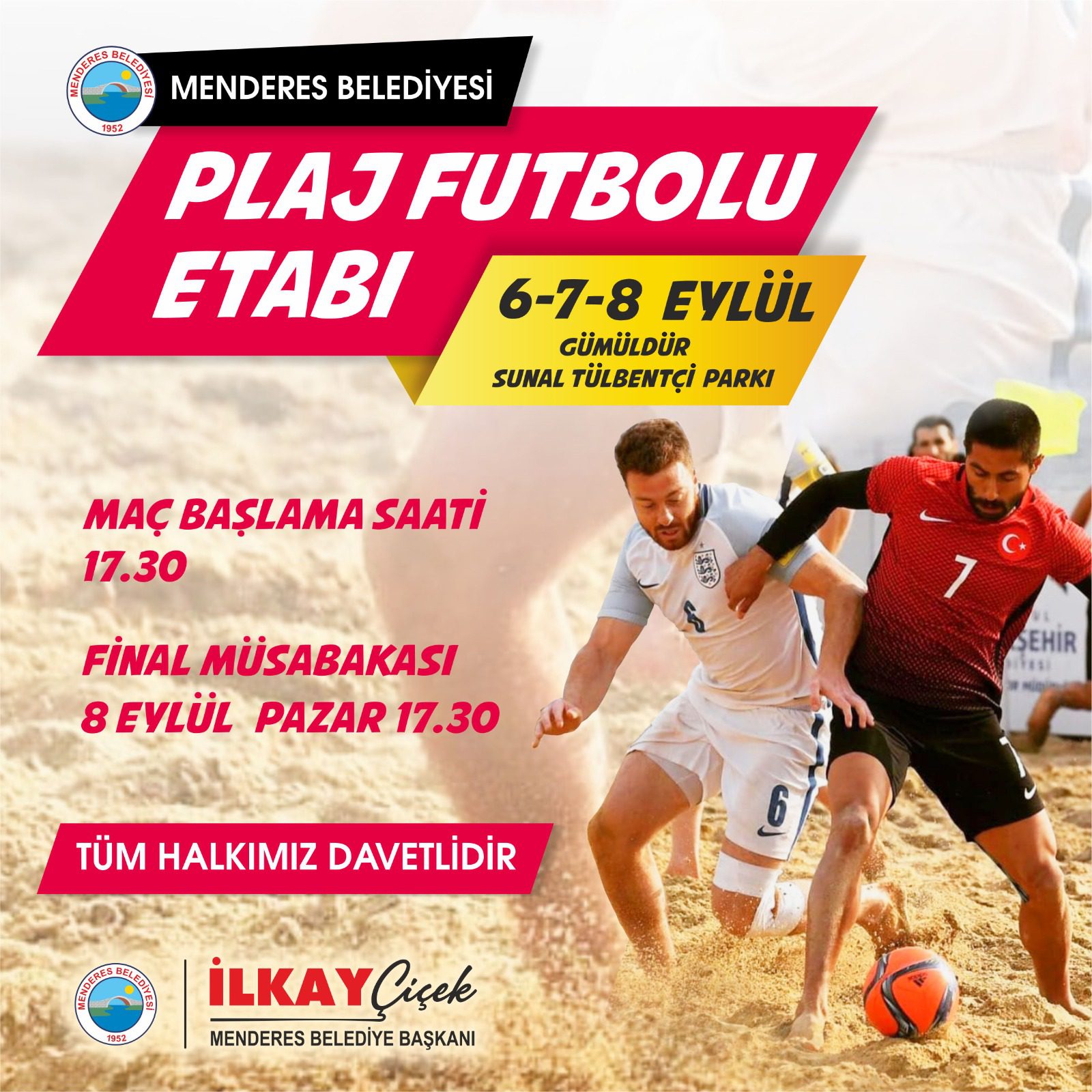 Plaj Futbolu Şöleni Menderes’te