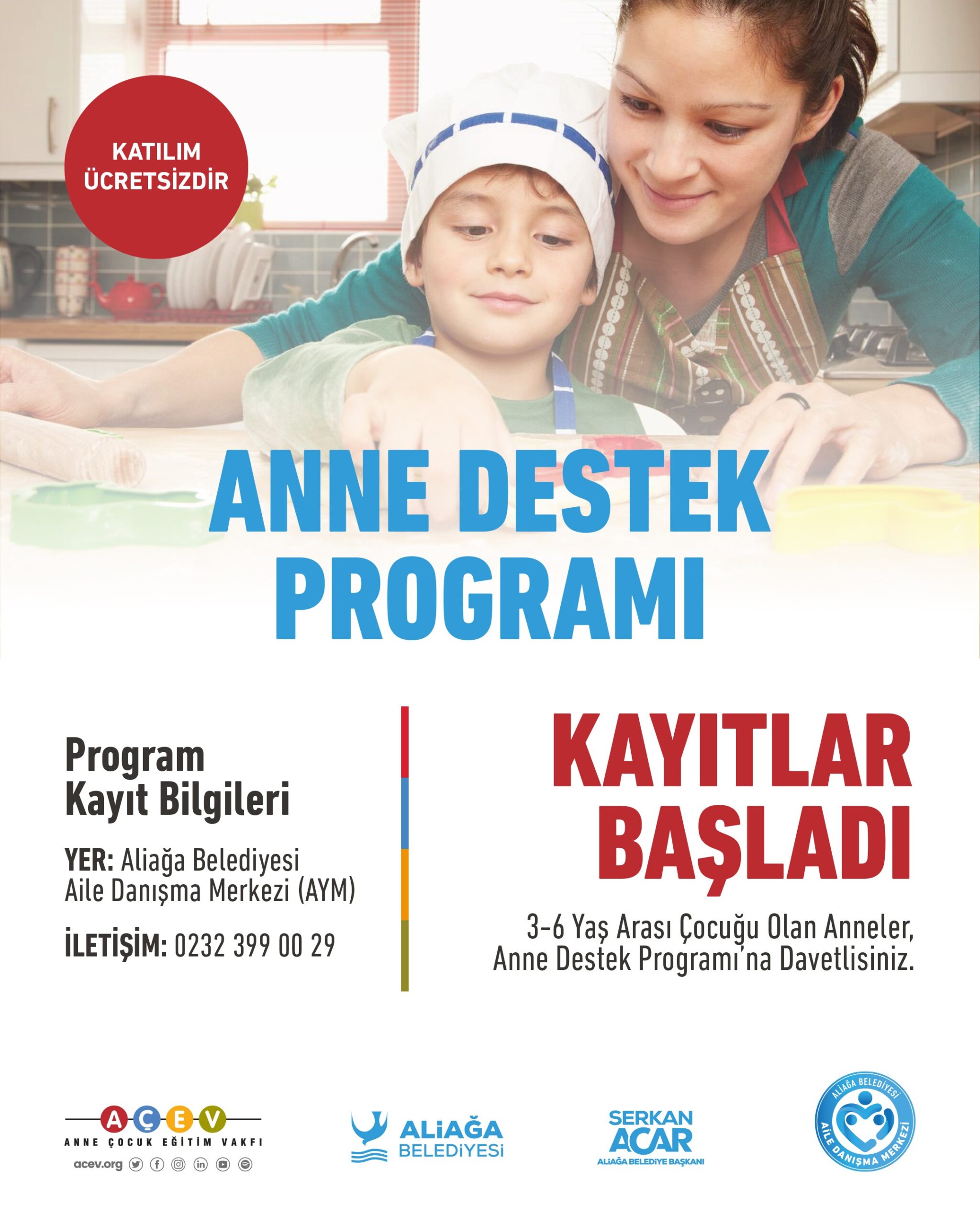 Aliağa Belediyesi İle AÇEV İş Birliğinde Anne Destek Programı