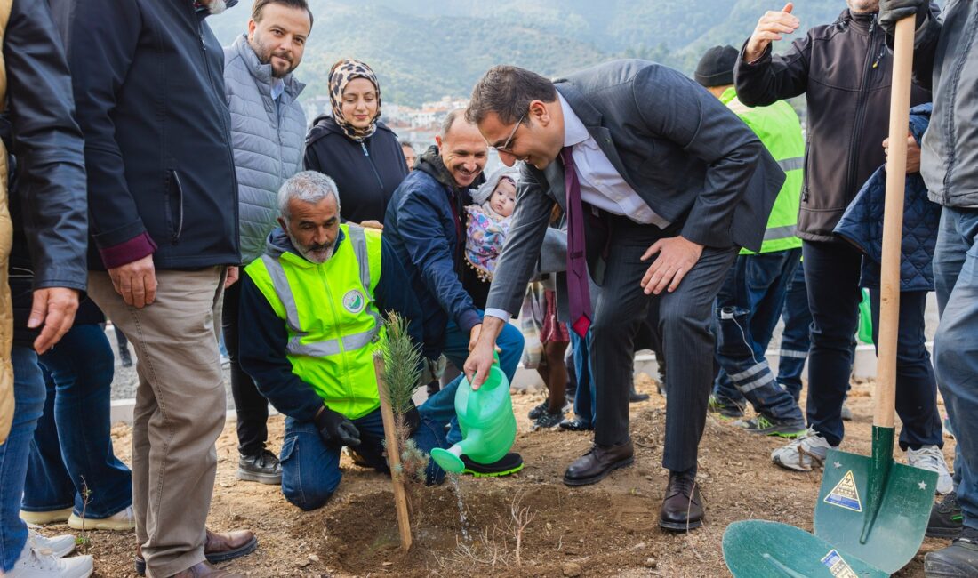 Fidanlar çocuklar için dikildi