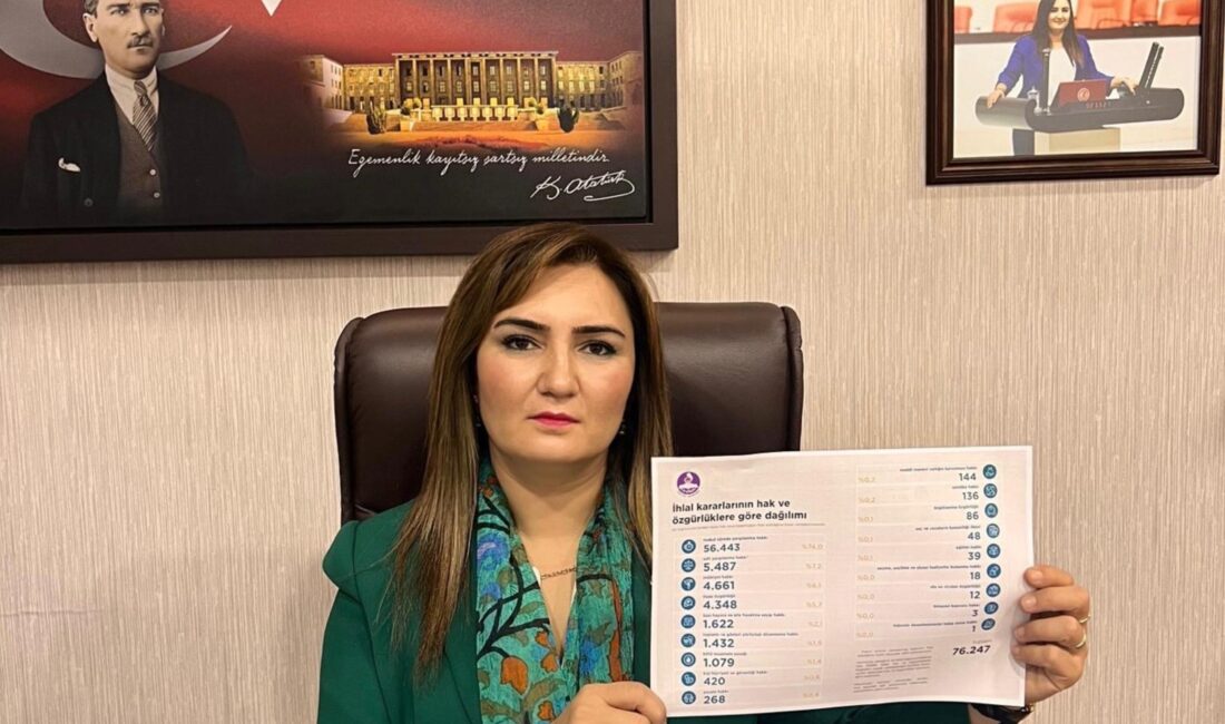 CHP İZMİR MİLLETVEKİLİ SEVDA ERDAN KILIÇ: ANAYASAL HAKLAR AYAKLAR ALTINDA