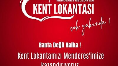 Önceki günlerde kent lokantasının müjdesini veren Menderes Belediyesi, hizmetin verileceği