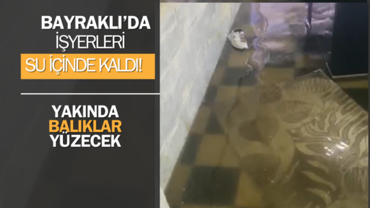 İzmir’de etkili olan yağışlar sonrası ortaya çıkan alt yapı sorunları,