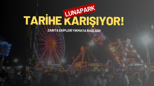 İzmir’in simgelerinden biri haline gelen Kültürpark Lunaparkı’nda tahliye başladı.